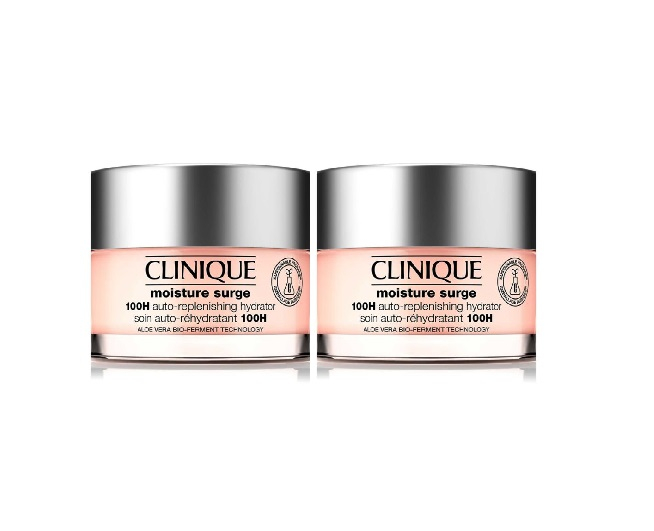 Clinique Cream - Moisture Surge 100H Auto-Replenishing Hydrator (2 X 50Ml)