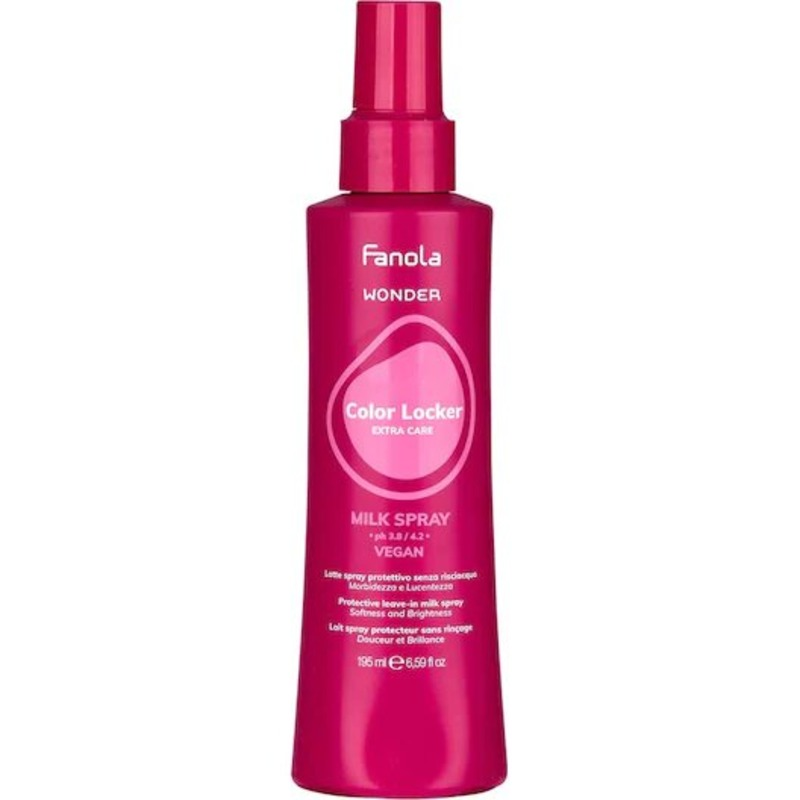 Fanola Wonder Color Locker Milk Spray Protective Lotion Spray For Colour-Treated Hair 195 Ml - Image 2