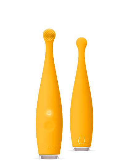 Foreo Yellow - Issa Baby Silicone Sonic Toothbrush 0-4 Years Squirrel - Usb Plug