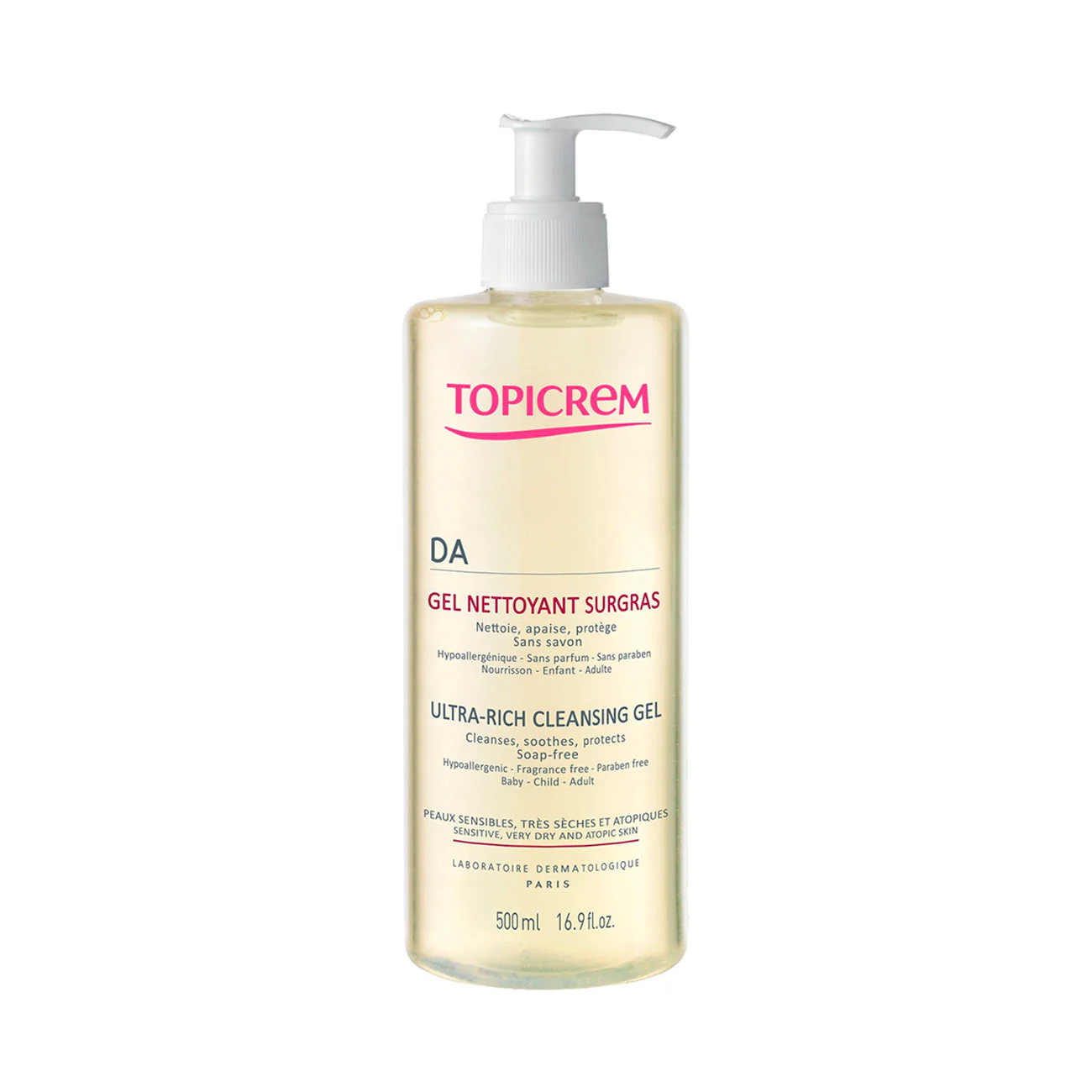Topicrem - Ultra-Rich Cleansing Gel (500Ml)