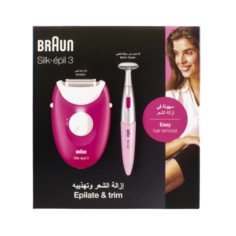 Braun - Silk Epil Epilator & Bikini Trimmer - Se 3420 Size 3