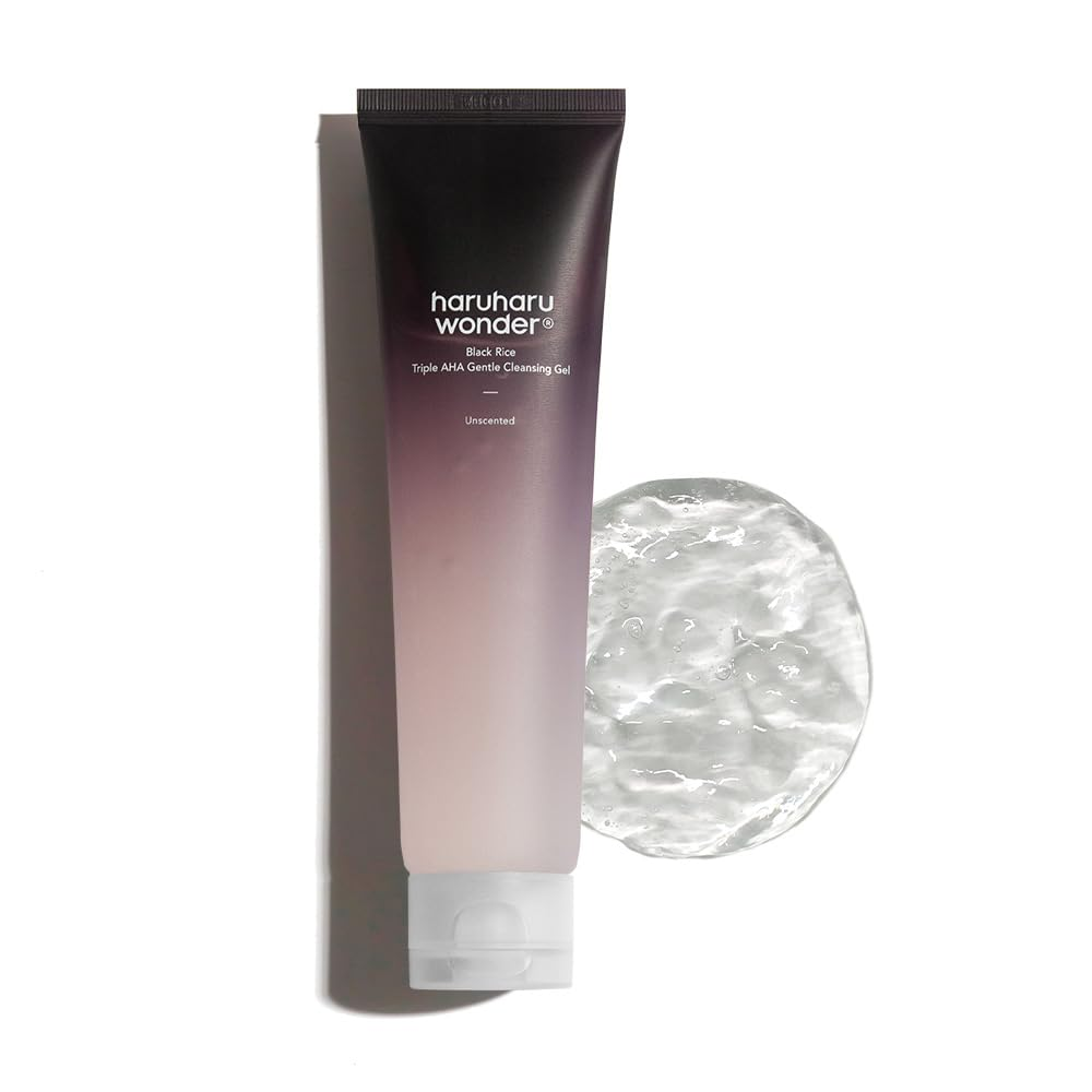 Haruharu Wonder Black - Rice Triple Aha Gentle Cleansing Gel Unscented (100Ml)