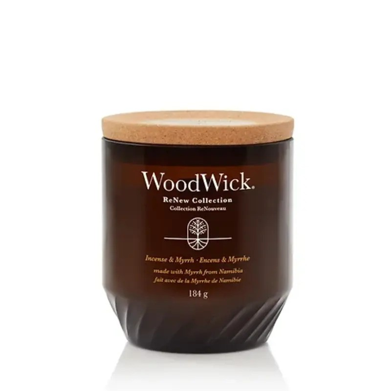 Woodwick Light - Incense & Myrrh Medium Renew Candle