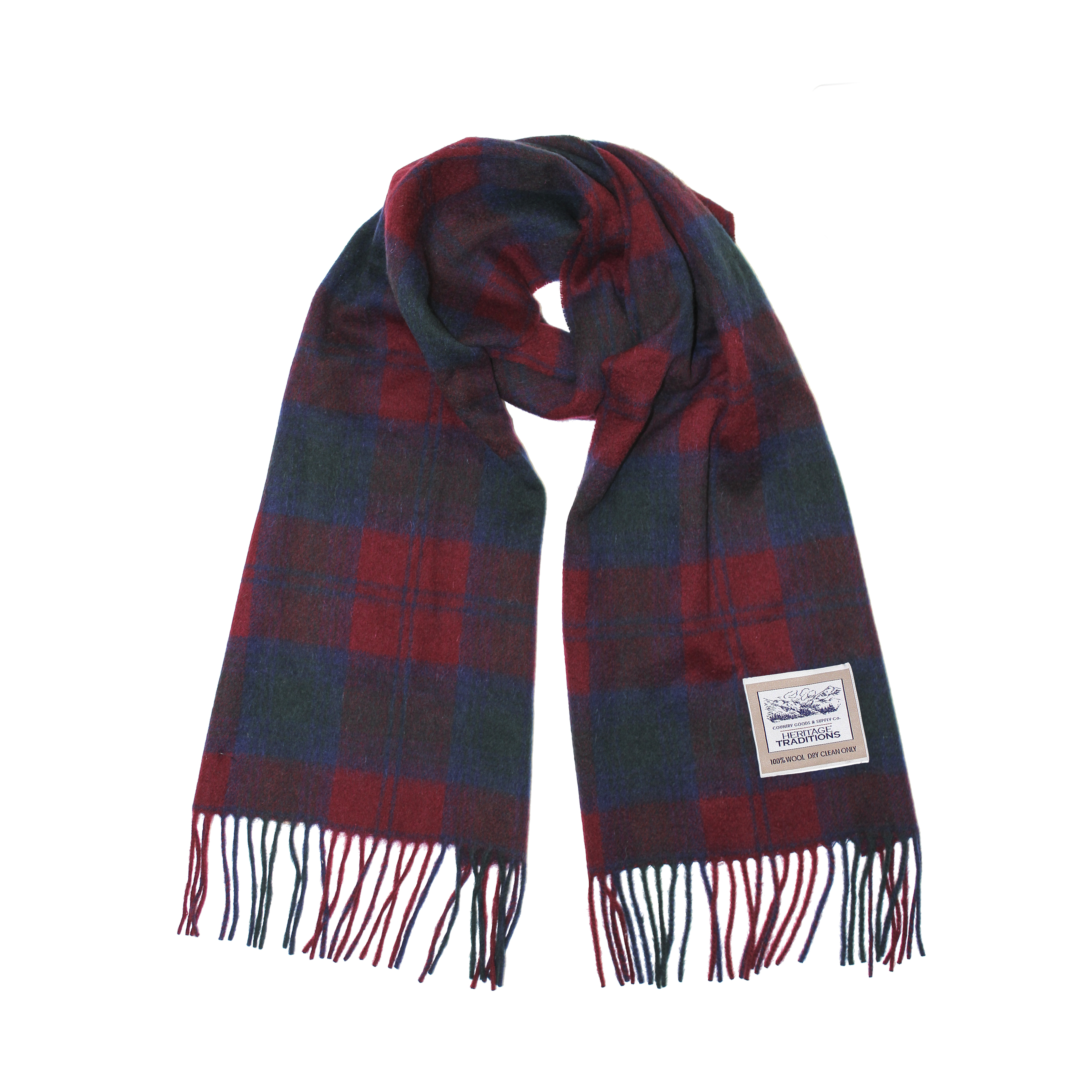 Heritage Traditions - 100% Wool Lindsey Tartan Scarf