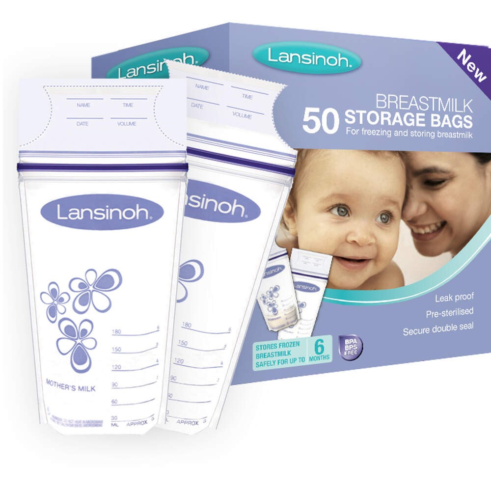 Lansinoh - Breastmilk Storage Bags 50Pk