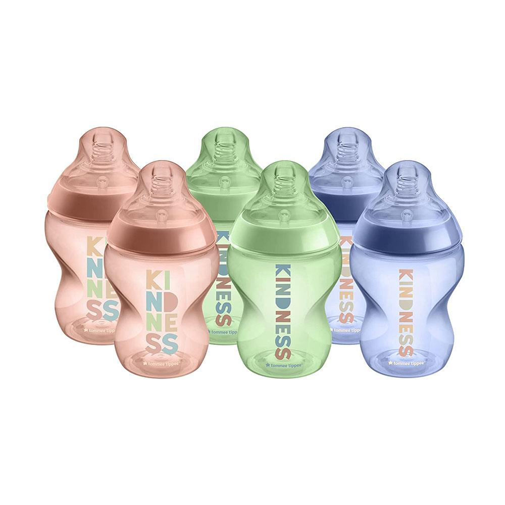 Tommee Tippee - Kindness Bottles 260Ml (6Pack)