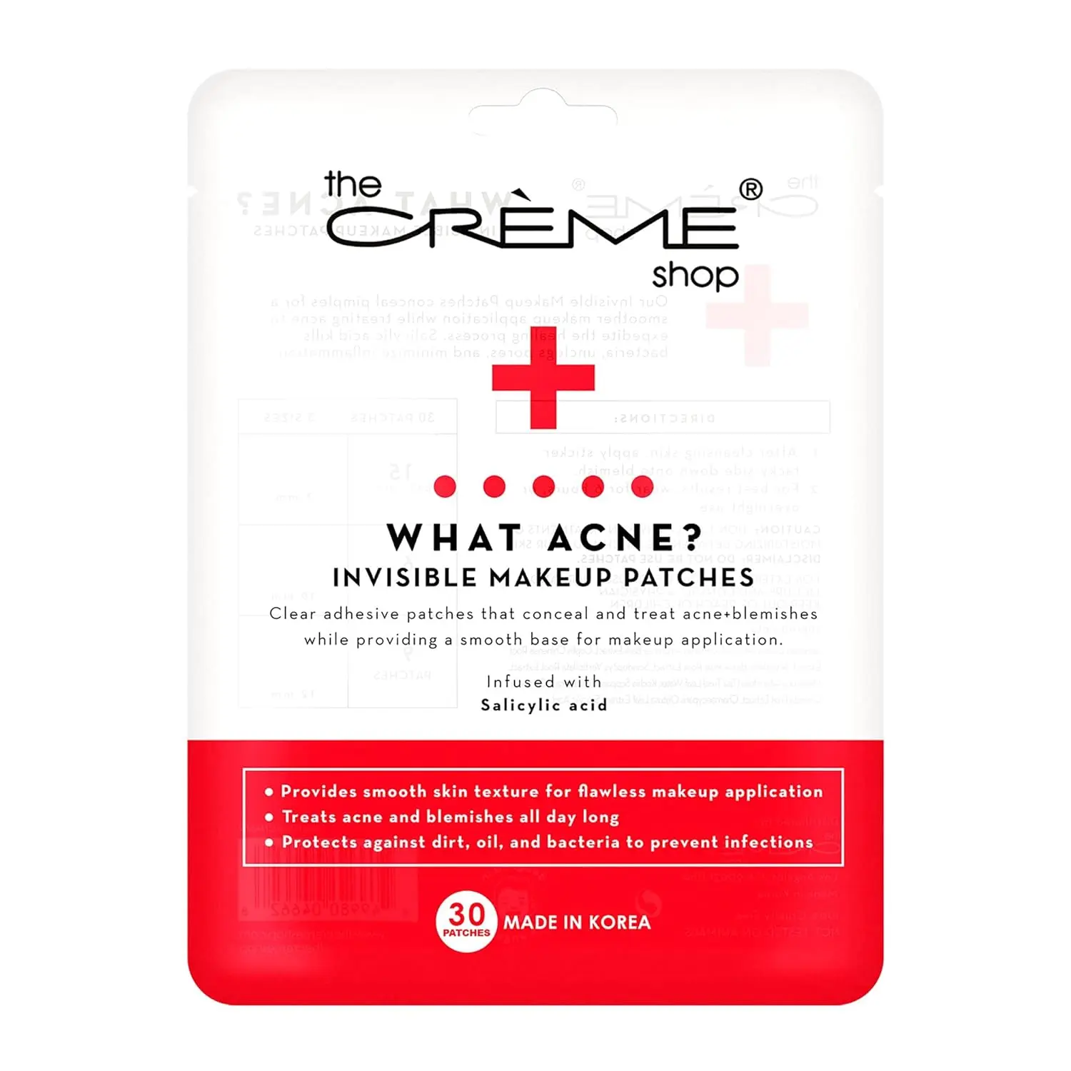 The Crème Shop -  What Acne? - Invisible Makeup Patches
