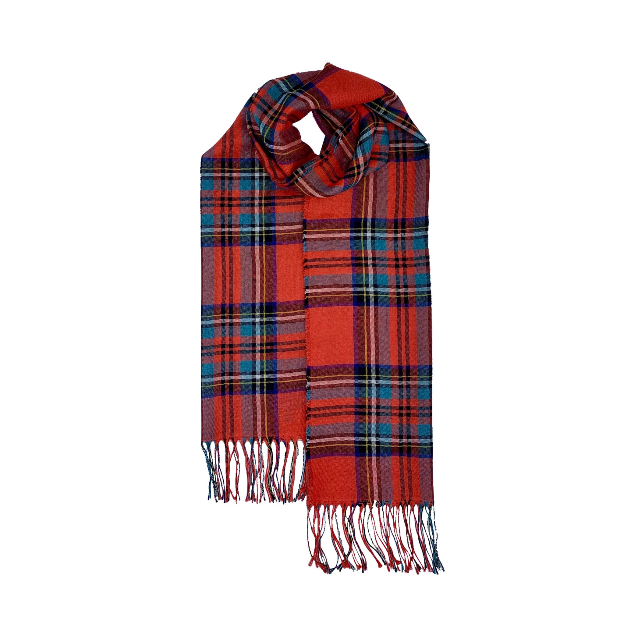 House of Edgar - Lambswool Scarf Royal Stewart Mod