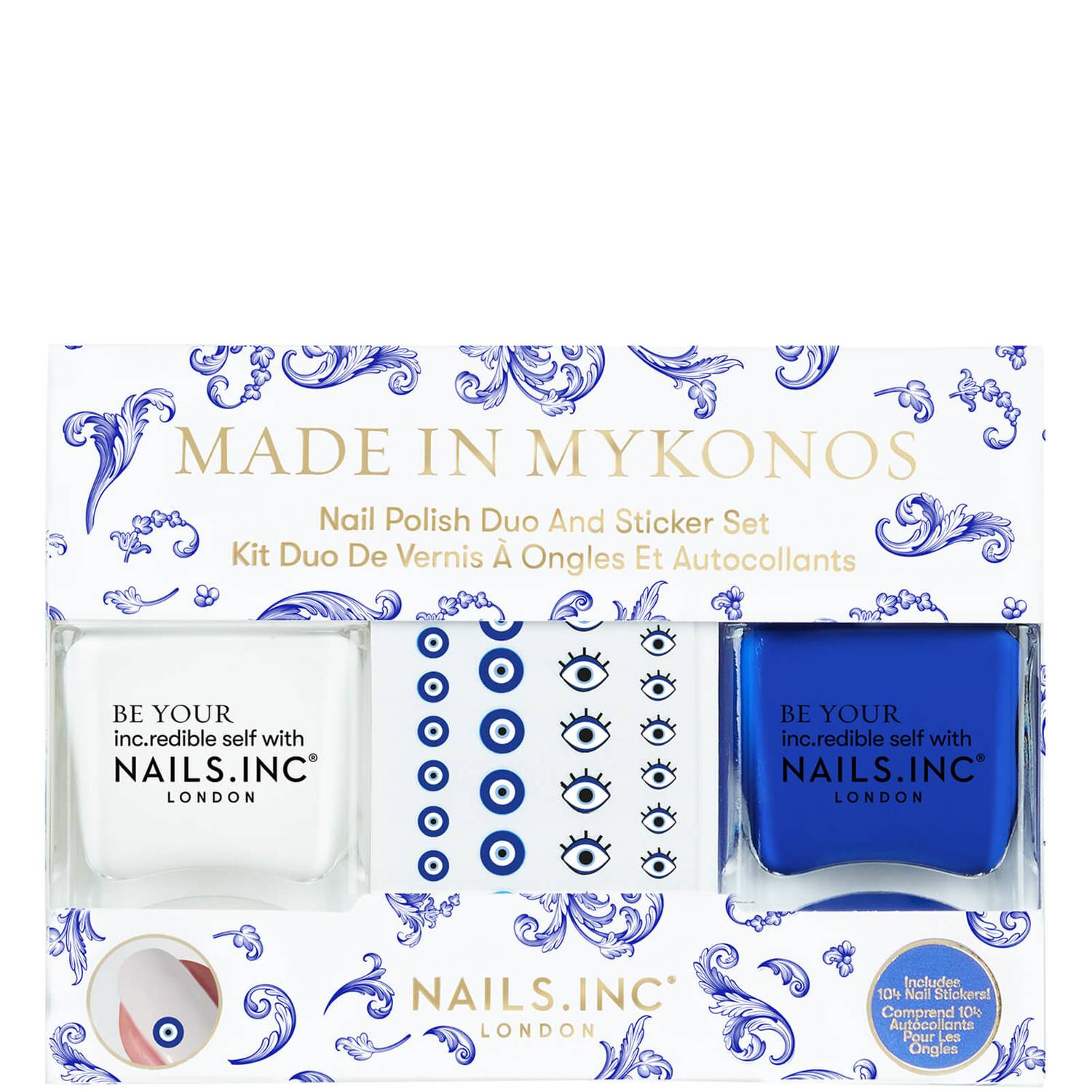 Nails Inc. - Made In Mykonos Nail Polish Duo