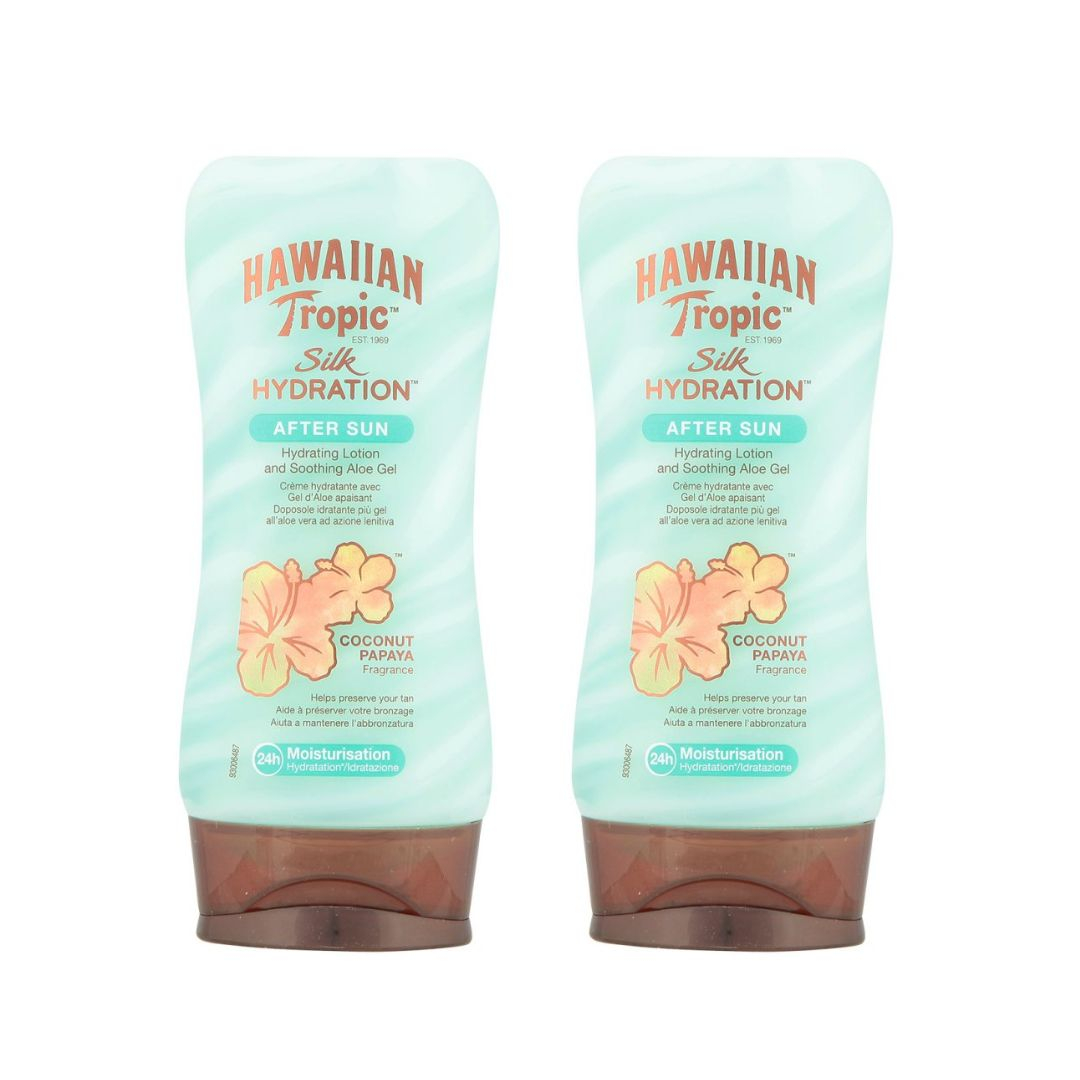Hawaiian Tropic - Silk Hydration After Sun Lotion Duo Pack  (2 x 180ml)