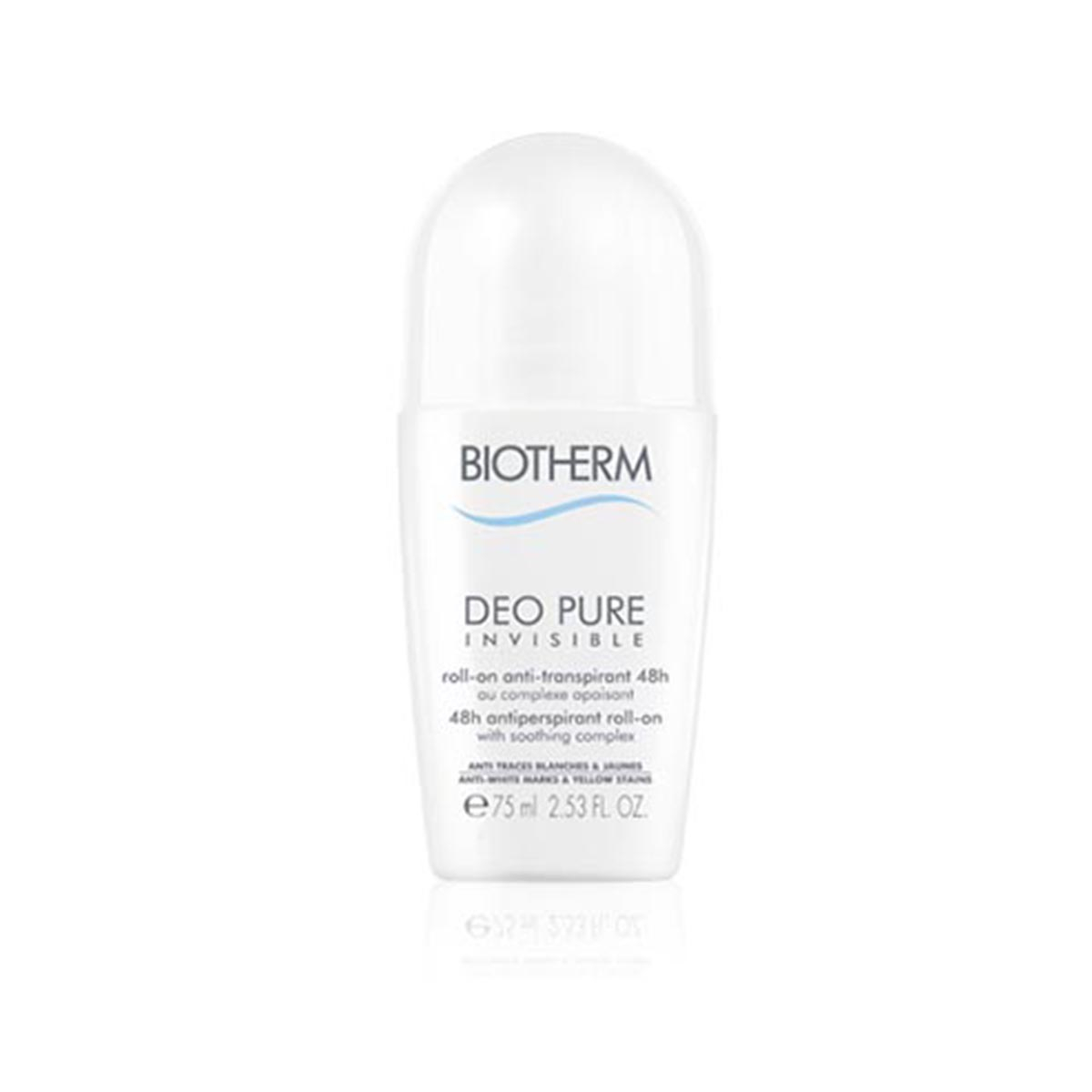Biotherm White - Deo Pure Invisible 48H Antiperspirant Roll-On (75Ml)