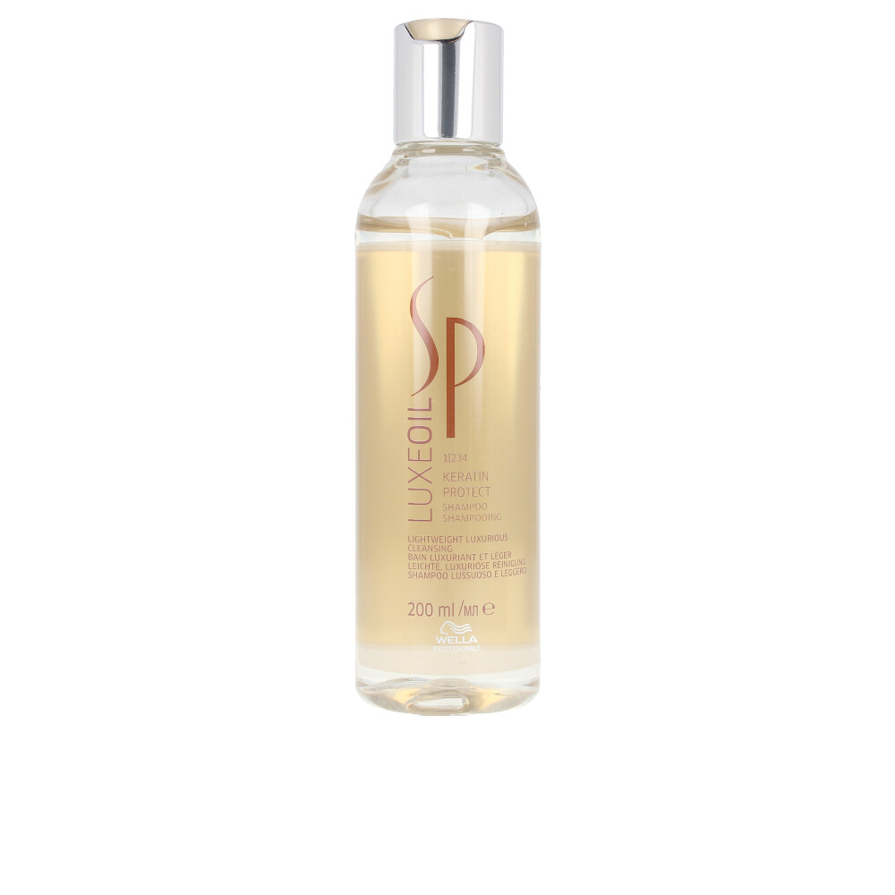Shampoing Wella System LuxeOil L1 Keratin Protect - 200ml - Hydratation Et Nutrition
