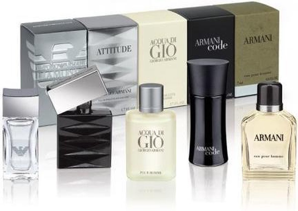 Armani Mens Miniature Fragrance Set