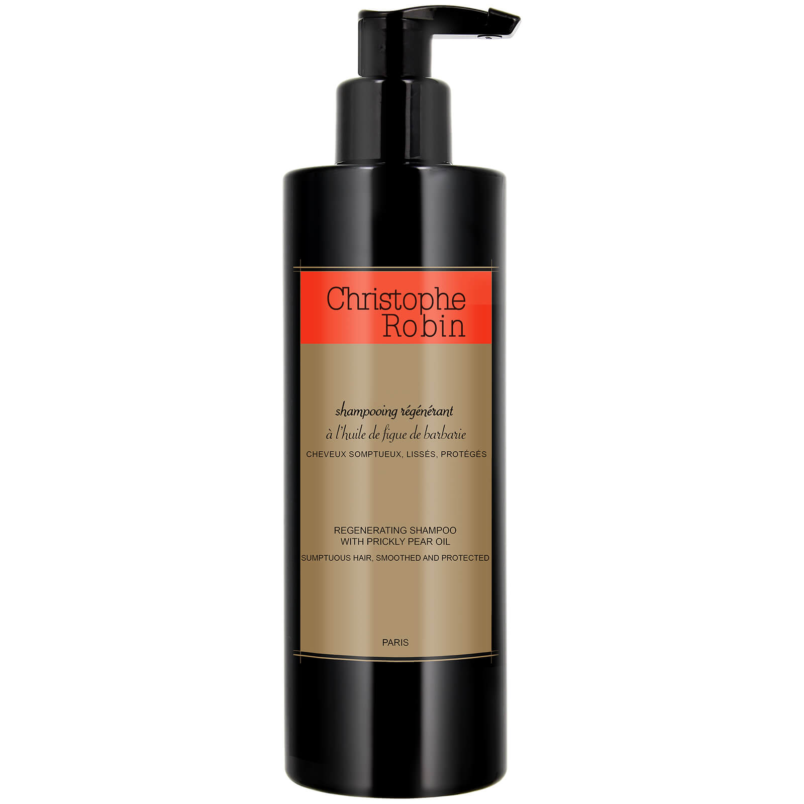 Christophe Robin - Regenerating Shampoo With Prickly Pear Oil (400Ml)