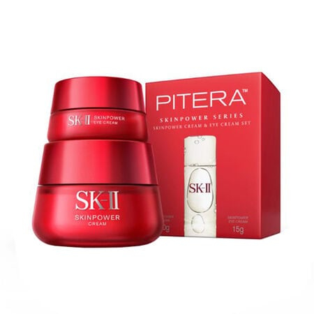 Sk-Ii Cream - Skinpower & Eye Set (80G + 15G)