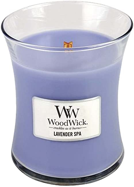 Woodwick Lavender - Spa Medium Jar Candle