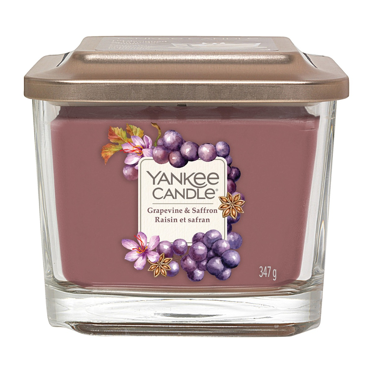 Yankee Candle Light - Grapevine & Saffron Medium Elevation Candle (347G)