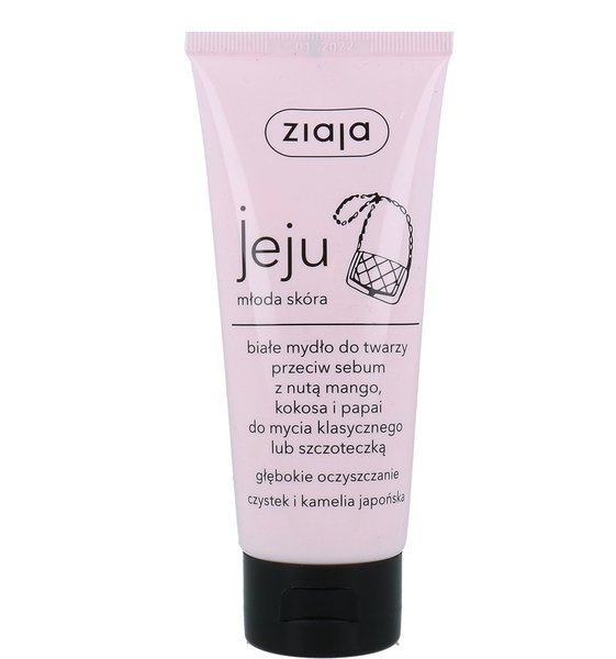 Ziaja White - Jeju Face Cleanser For Young Skin (75Ml)