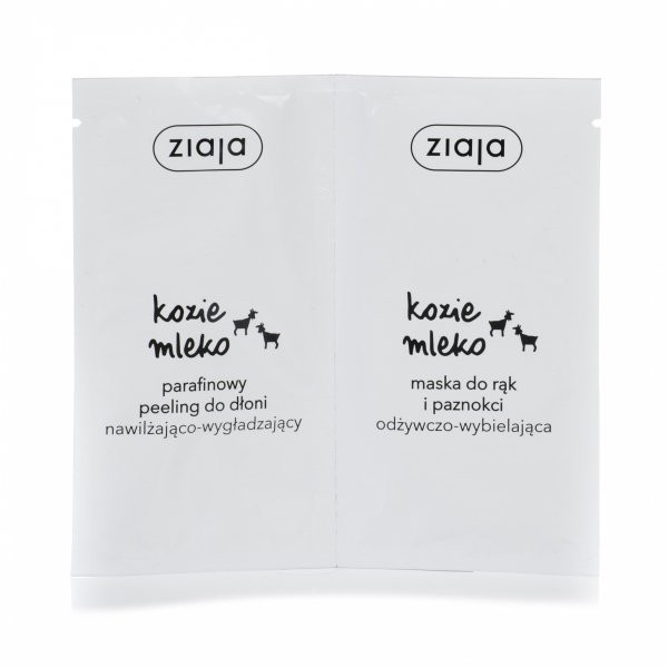 Ziaja - Goat's Milk Hand Peeling & Moisturising Mask Duo (5 X 7Ml)