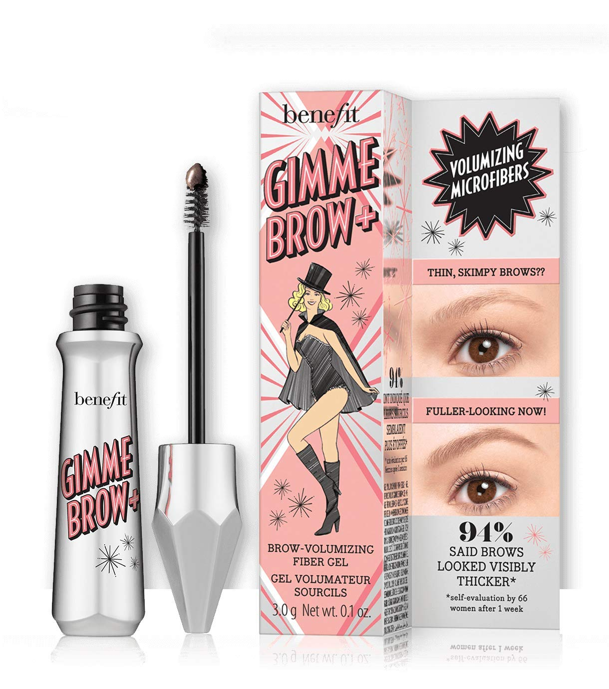 Benefit - Gimme Brow+ Volumising Brow Gel #4.5 Medium (3G)