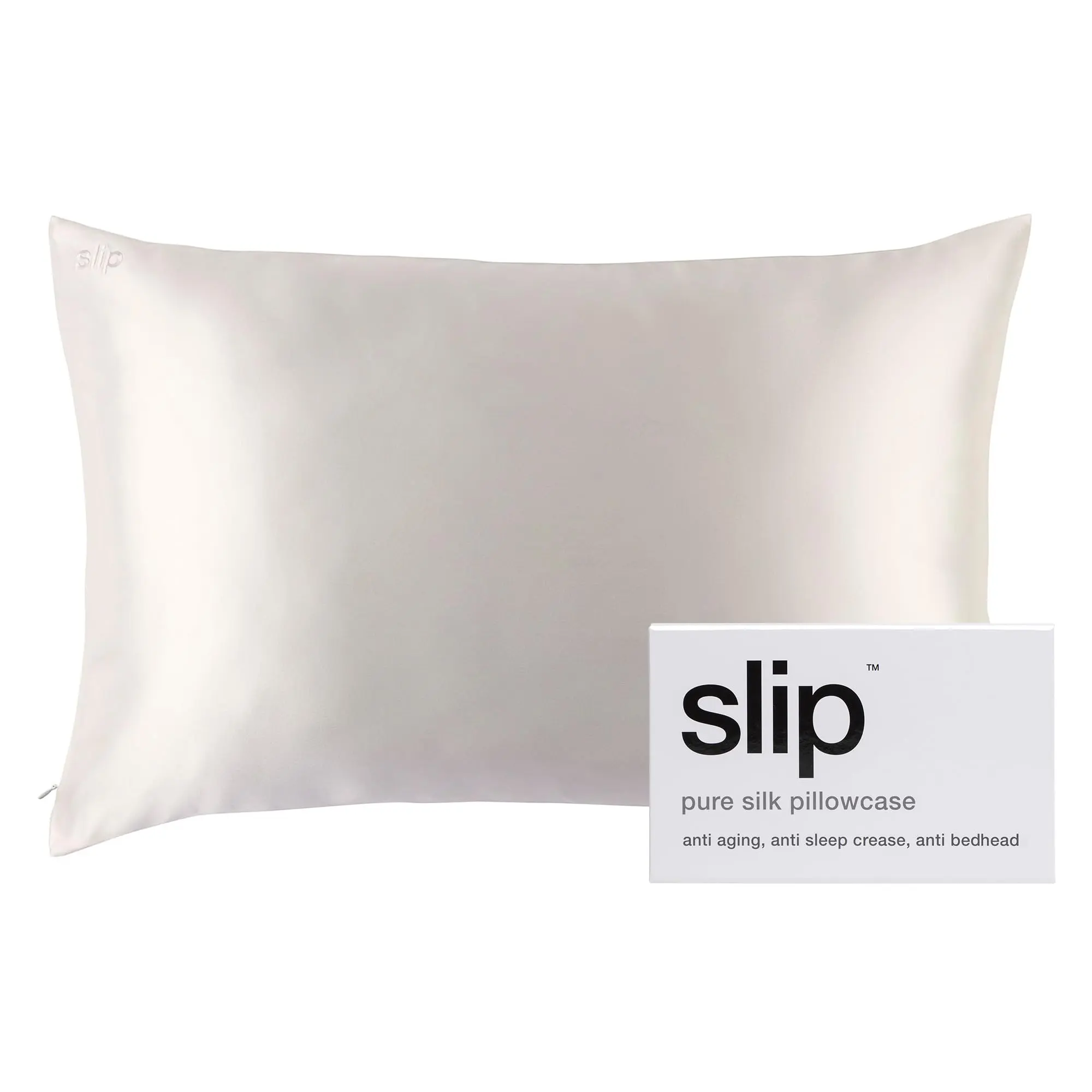 Slip - King Silk Pillowcase White (51 x 91cm )