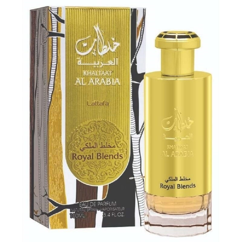 Lattafa Men's Gold - Khalhaat Al Arabia Royal Blends Eau De Parfum (100Ml)