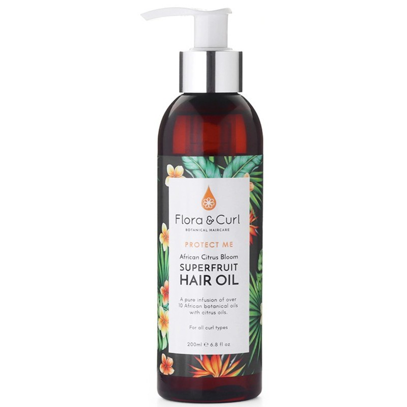 Flora & Curl - Protect Me African Citrus Superfruit Hair Oil (200ml)