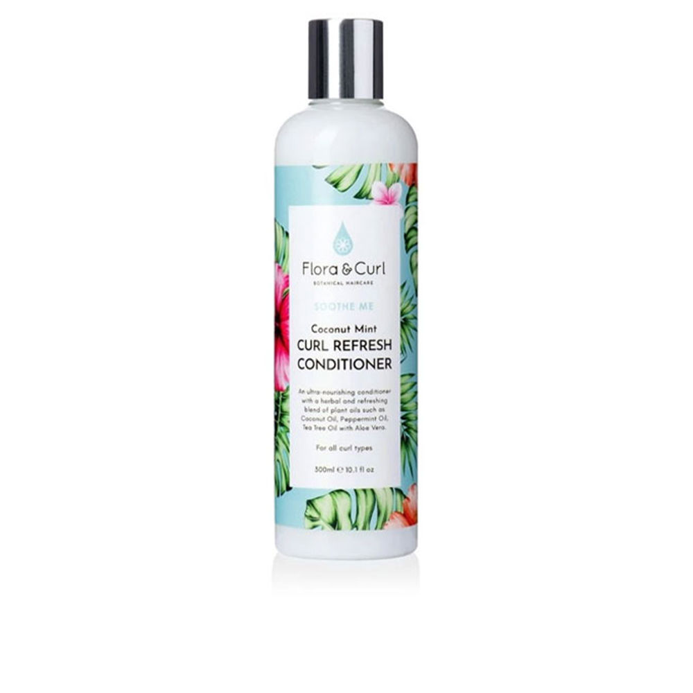 Flora & Curl - Soothe Me Coconut Mint Curl Refresh Conditioner (300ml)