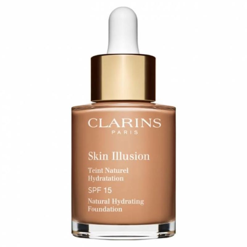 Clarins - Skin Illusion Natural Hydrating Foundation Spf15 112 Amber  (30ml)
