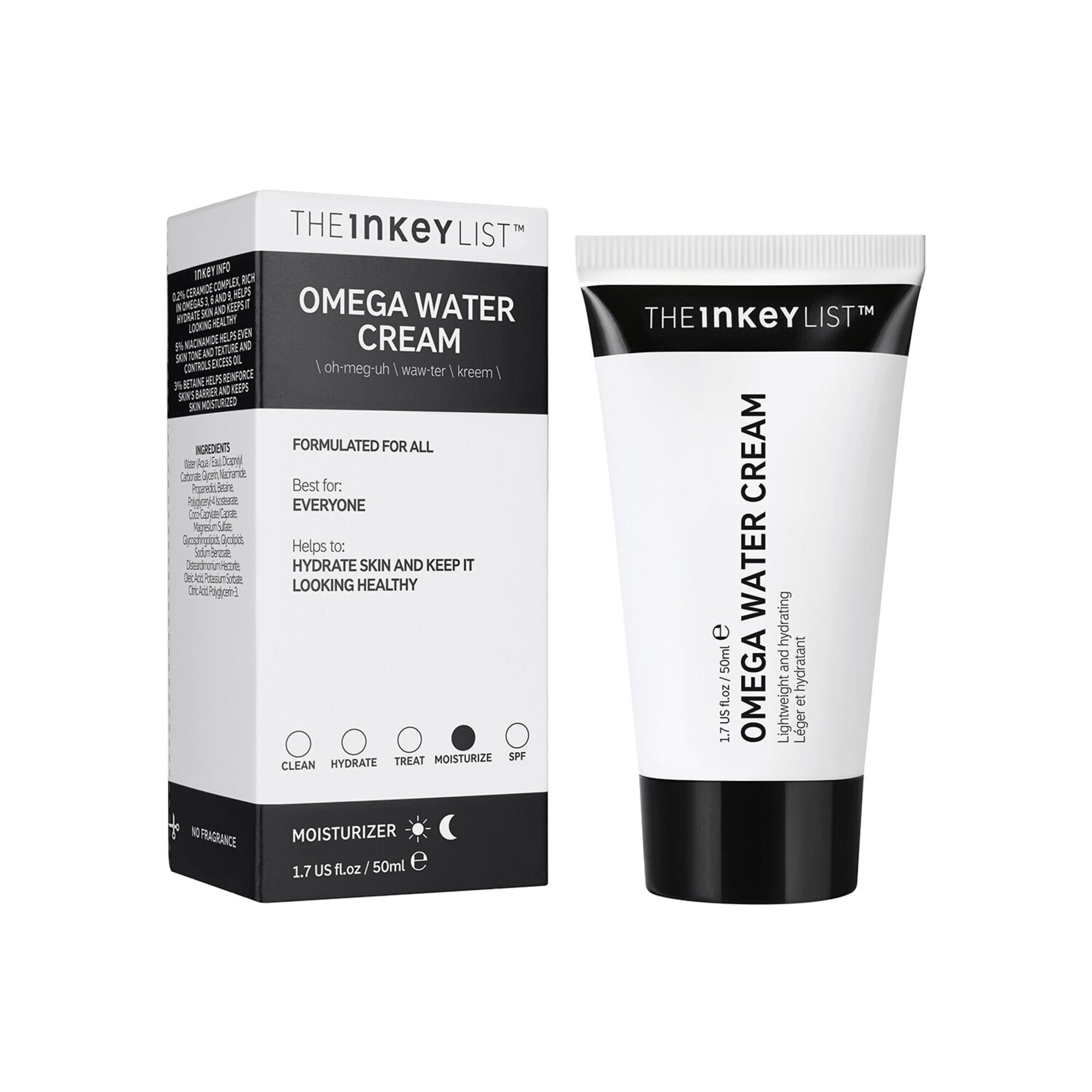The Inkey List Cream - Omega Water Moisturizer (50Ml)