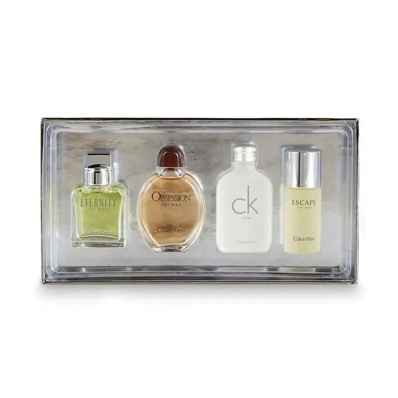 Calvin Klein - For Men's Mini Eau de Toilette Gift Set:  Eternity (15ml)& Obsession (15ml)& CK One (15ml) & Escape (15ml)