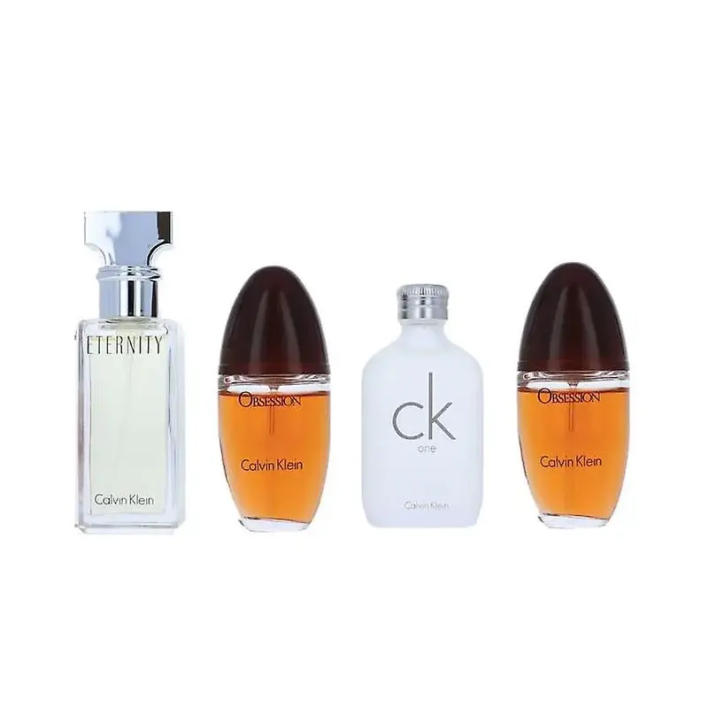 Calvin Klein - Women's Miniatures Gift Set: Eternity EDP (15ml) & CK One EDT (15ml)  & Obsession EDP perfumes (2 x 15ml)