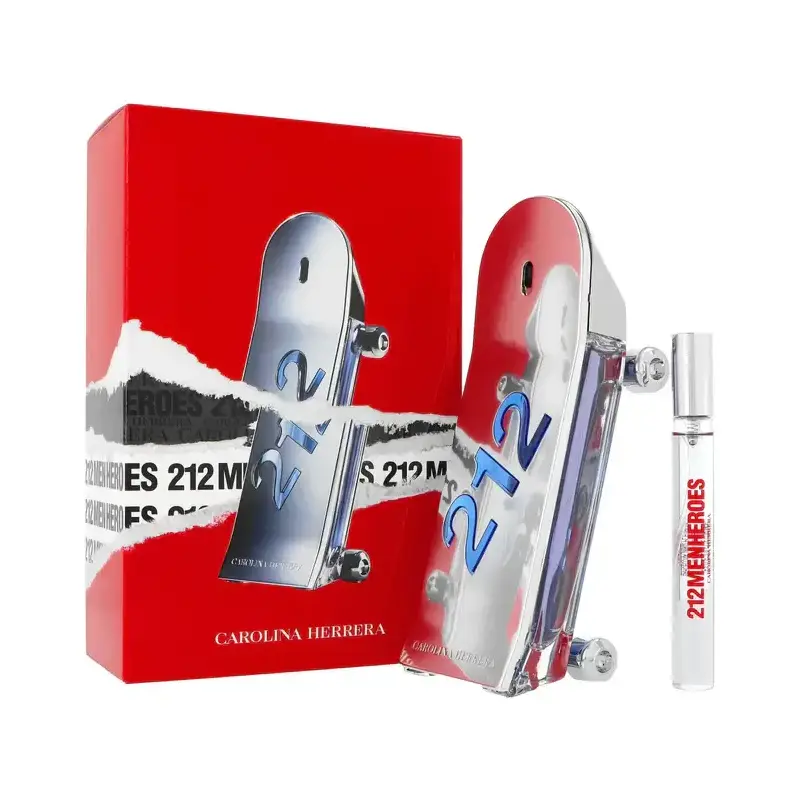 Carolina Herrera - 212 Men Heroes EDT Spray (90ml) & EDT Spray (10ml)