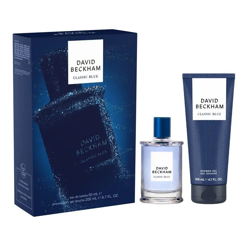 David Beckham - Classic Blue Eau de Toilette (50ml) and Shower Gel (200ml) Gift Set