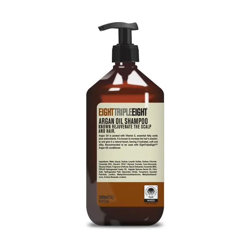 Eight Triple Eight - Argan Oil Shampoo (1000ml)