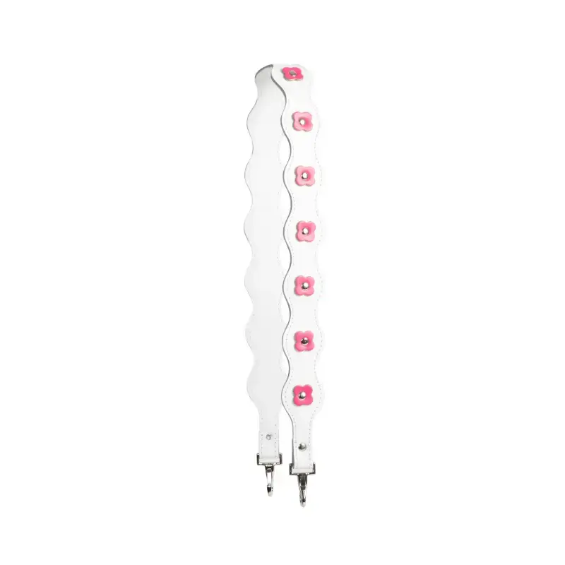 Gweniss Ava Shoulder Strap - White/Bright Pink