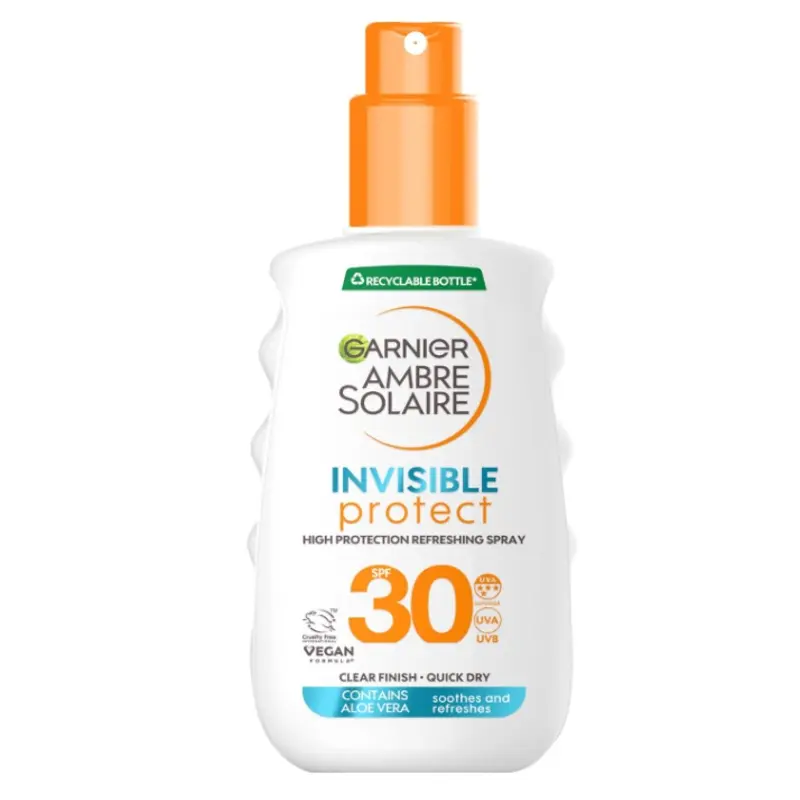 Garnier -Ambre Solaire Invisible Protect Spray SPF 30 (200ml)