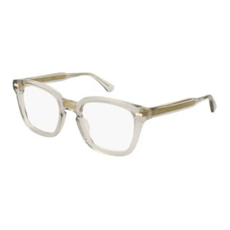 Gucci - GG0184O Womans Glasses Grey Crystal and Gold Damaged