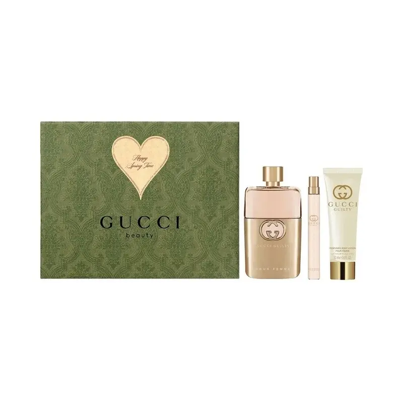 Gucci - Guilty EDP (90ml) + Body Lotion (50ml) + EDP (10ml)