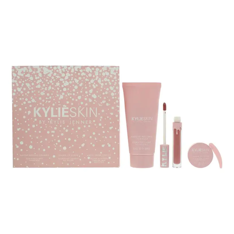 Kylie By Kylie Jenner - Kylie Skin 3 Piece Gift Set: Cleanser, Lip Scrub & Liquid Lipstick