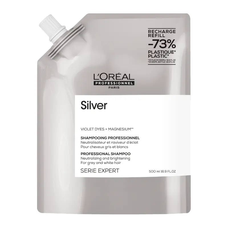 L'Oreal- Serie Expert Silver Shampoo Refill (500ml)