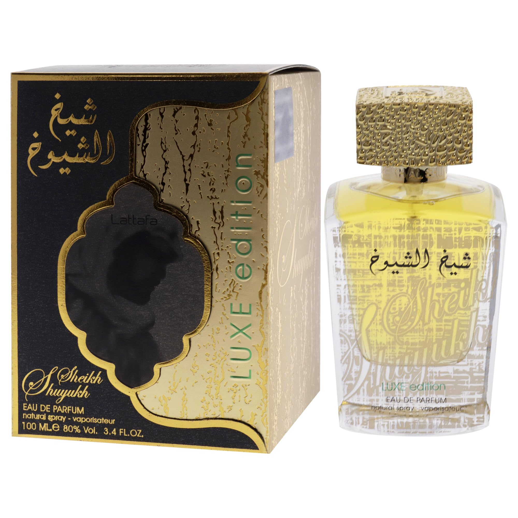 Lattafa Men's Amber - Sheikh Al Shuyukh Luxe Edition Edp (100Ml)