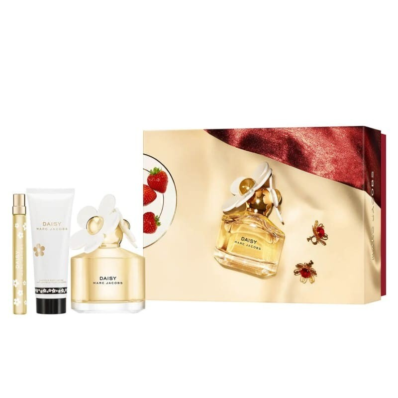 Marc Jacobs - Daisy 3 Piece Gift Set: Eau De Toilette (100ml) - Body Lotion (75ml) - Eau De Toilette (10ml)