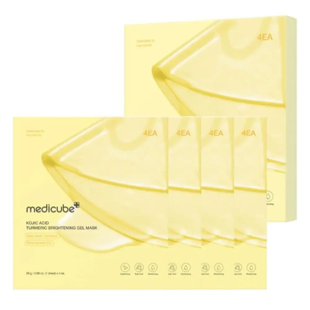 Medicube - Kojic Acid Turmeric Brightening Gel Mask (4ea)		