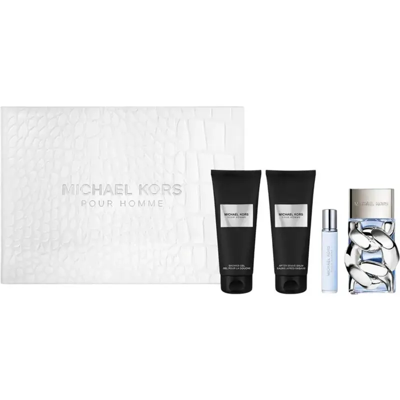 Michael Kors - Homme Set: EDP 100ml + Shower Gel 100ml + Aftershave Balm 100ml