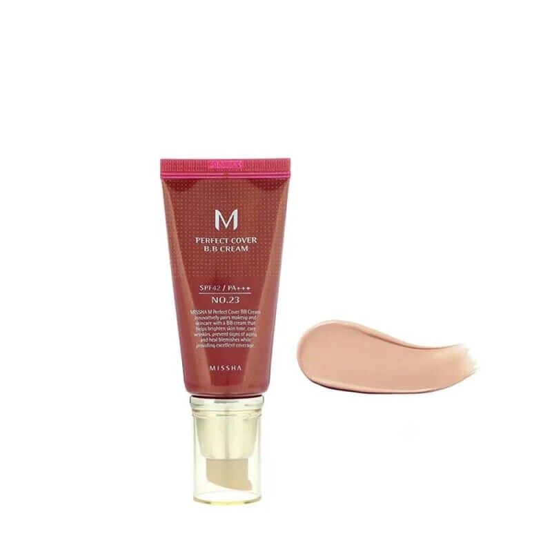 MISSHA M Perfect Cover Bb Cream Spf42 Pa+++ #23 Natural Beige, 50Ml Face Makeup, Stylevana - Image 6