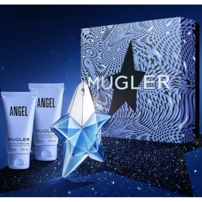 Mugler - Angel EDP Spray 25ml + Body Lotion 50ml + Shower Gel 50ml