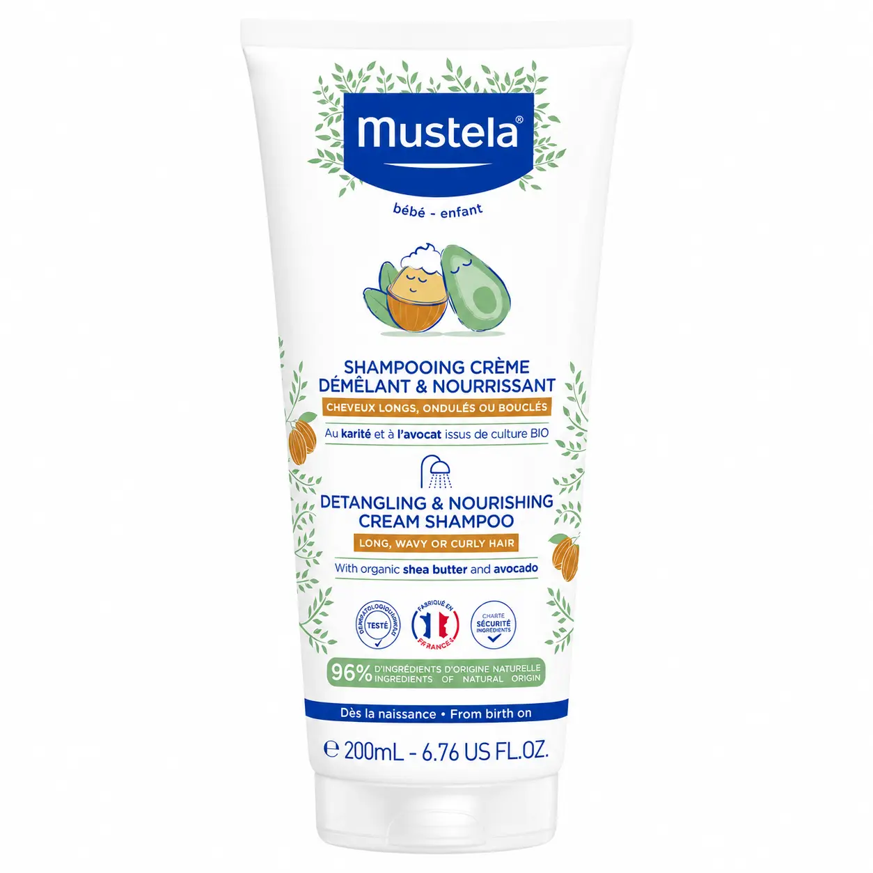 Mustela - Detangling & Nourishing Cream Shampoo (200ml)