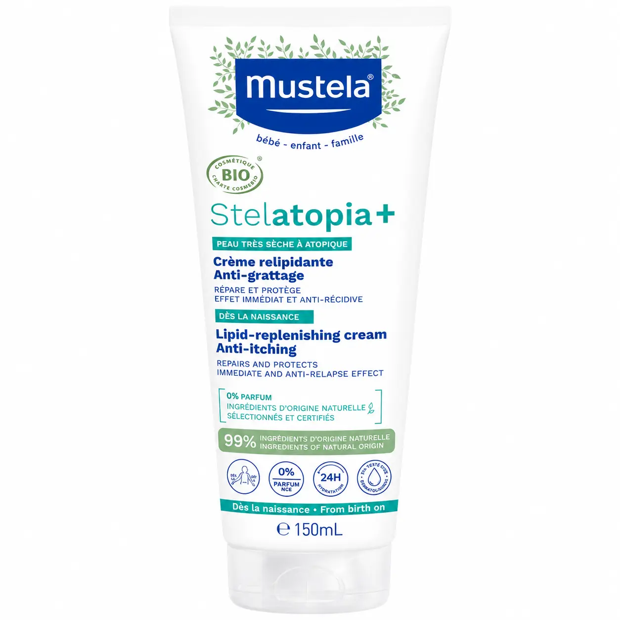 Mustela -  Stelatopia+ Organic Cream - (150ml)