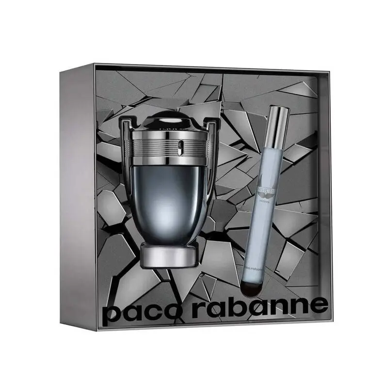 Paco Rabanne - Invictus Intense EDT Gift Set for Men (100ml) & (10ml)